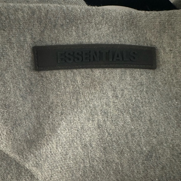 Essentials Grey Pullover Hoodie - Picture 11 of 12